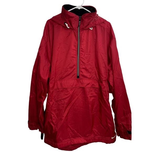 Nike Other - Vintage 90s Nike Anorak Windbreaker Red Jacket Size 2X Gorpcore